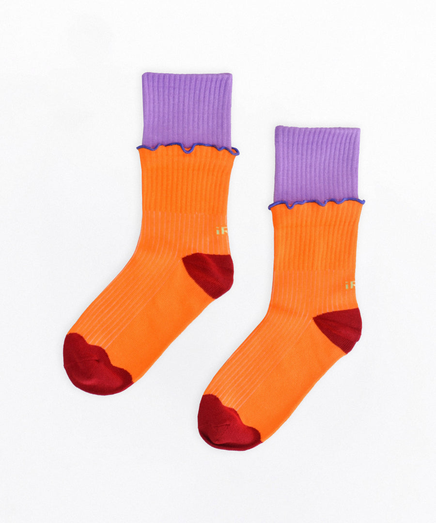 DOUBLE DECK Carrot Crew Sock