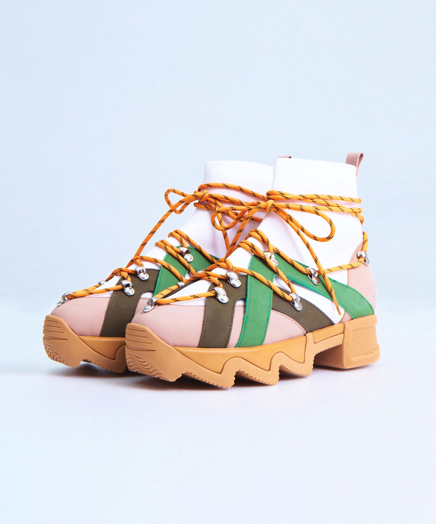 iRi Multi Colored ROY Eyelet Lace up Sneaker