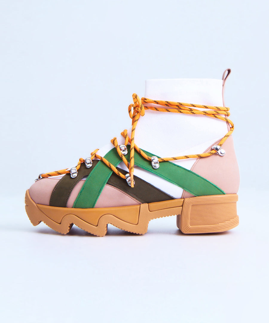 iRi Multi Colored ROY Eyelet Lace up Sneaker