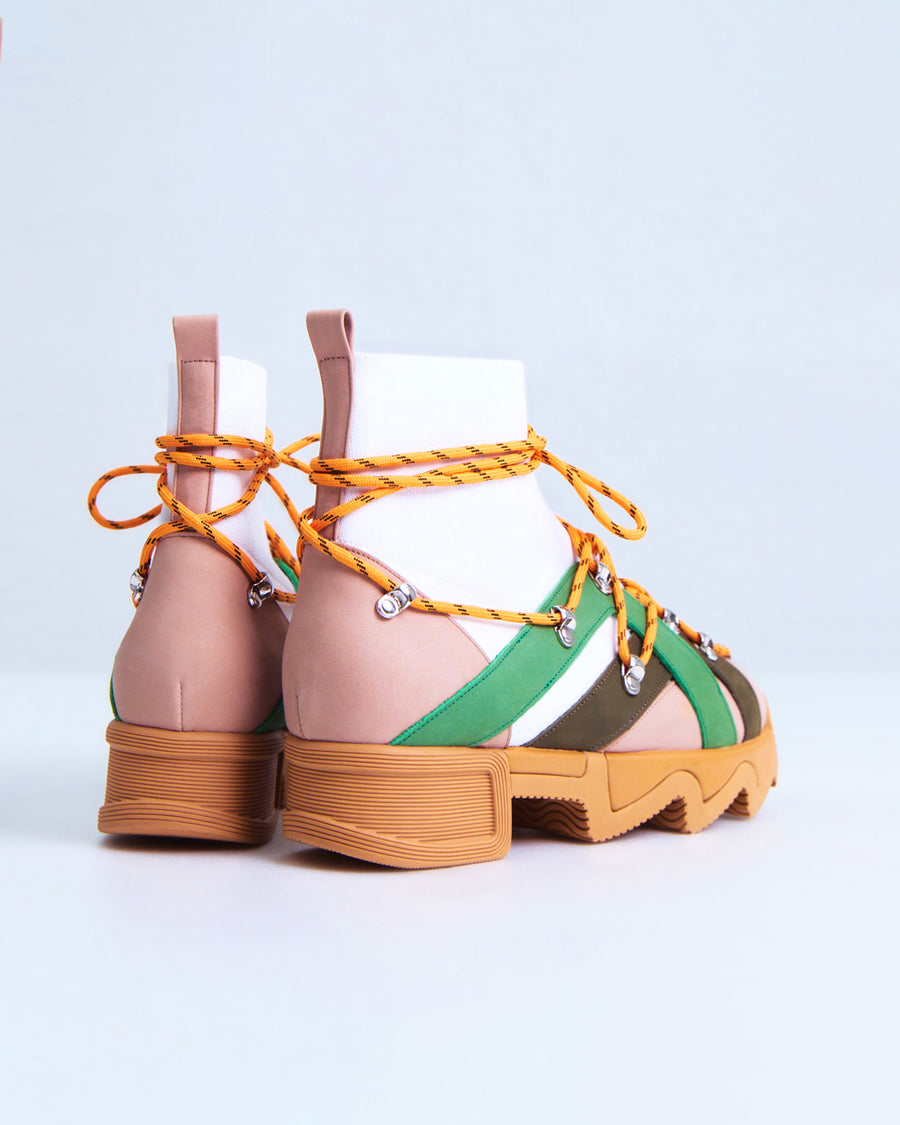 iRi Multi Colored ROY Eyelet Lace up Sneaker