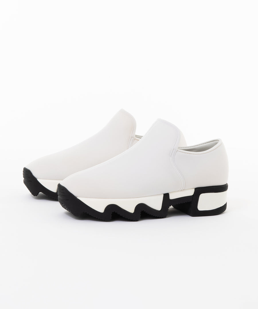 WES White Low Top Sneaker with renewed fit and material