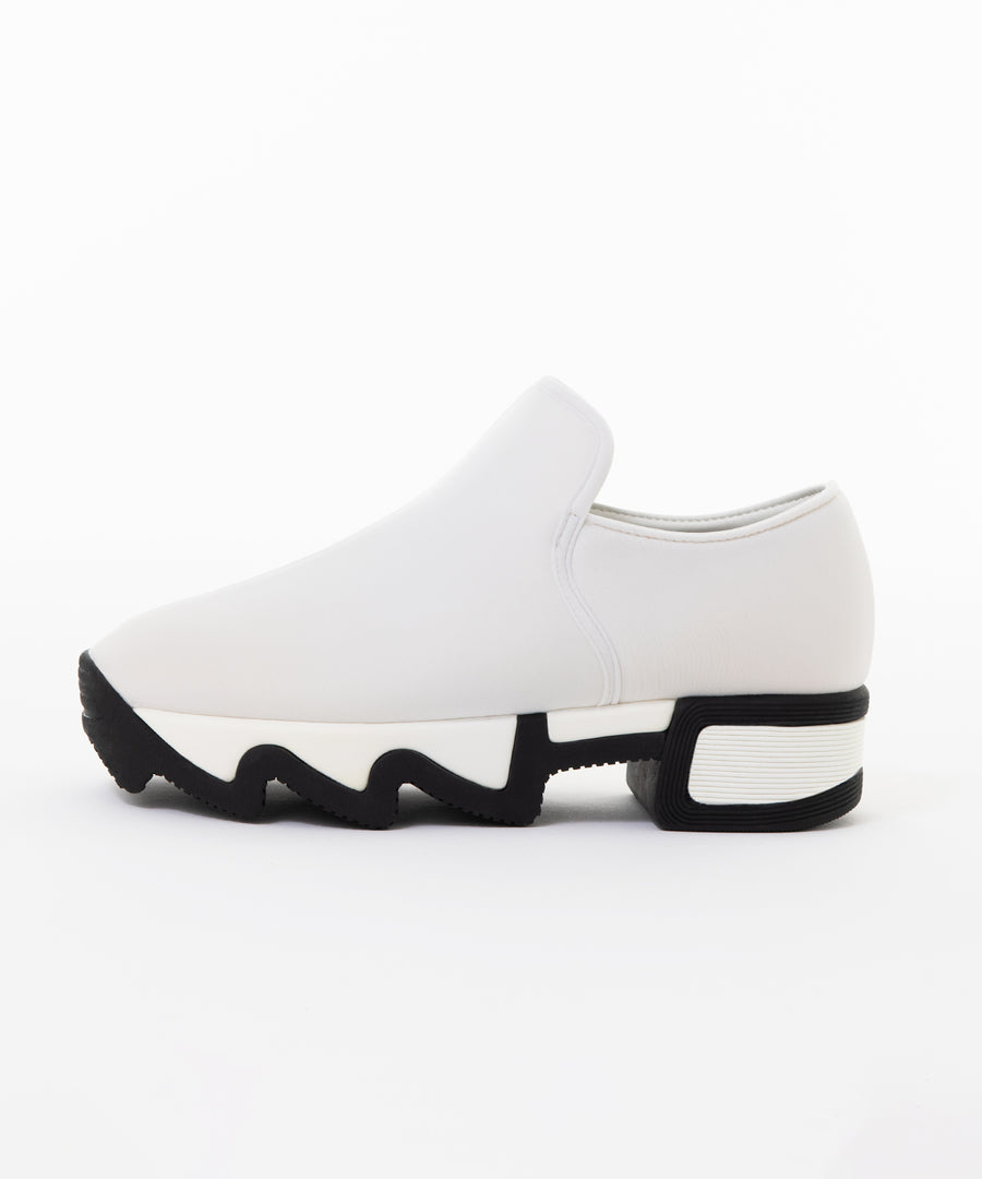 WES White Low Top Sneaker with renewed fit and material